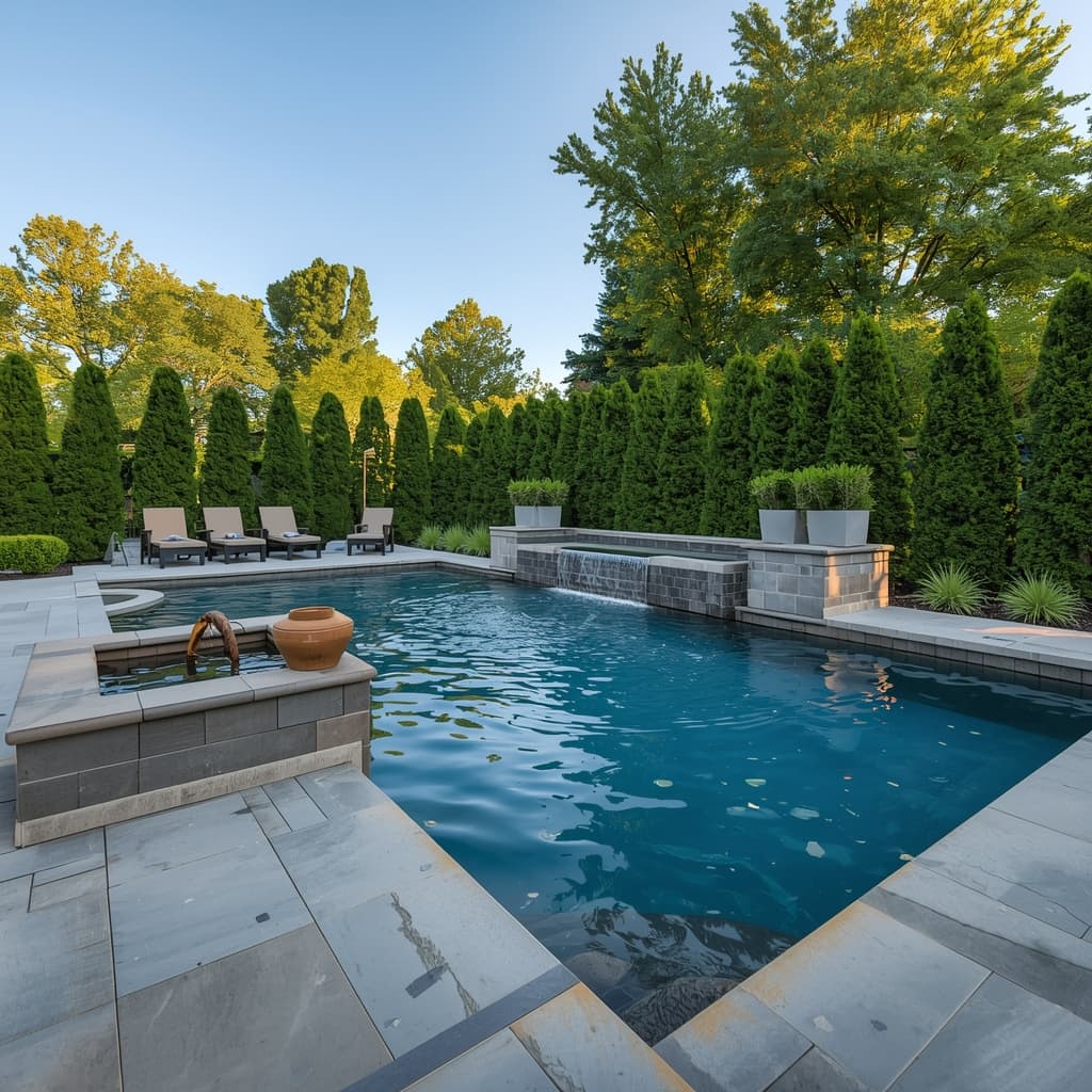 Fiberglass pool installation