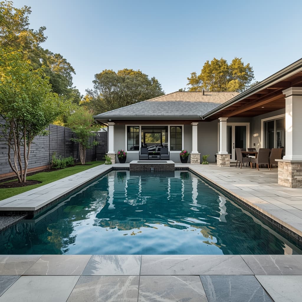 Pool installation photo