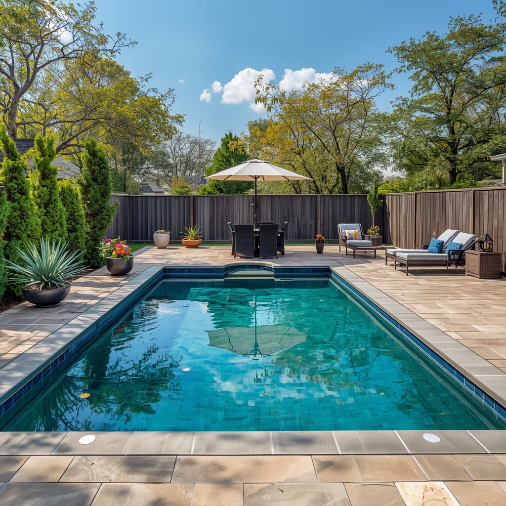 Pool installation photo