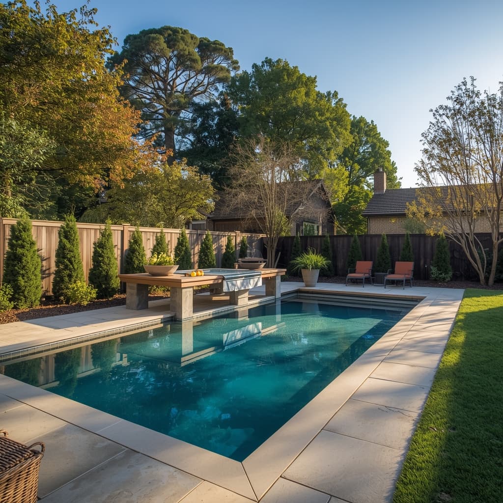 Pool installation photo