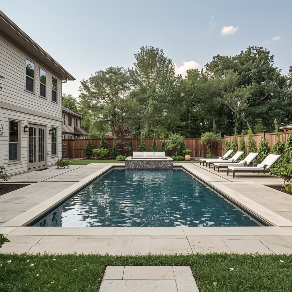Pool installation photo